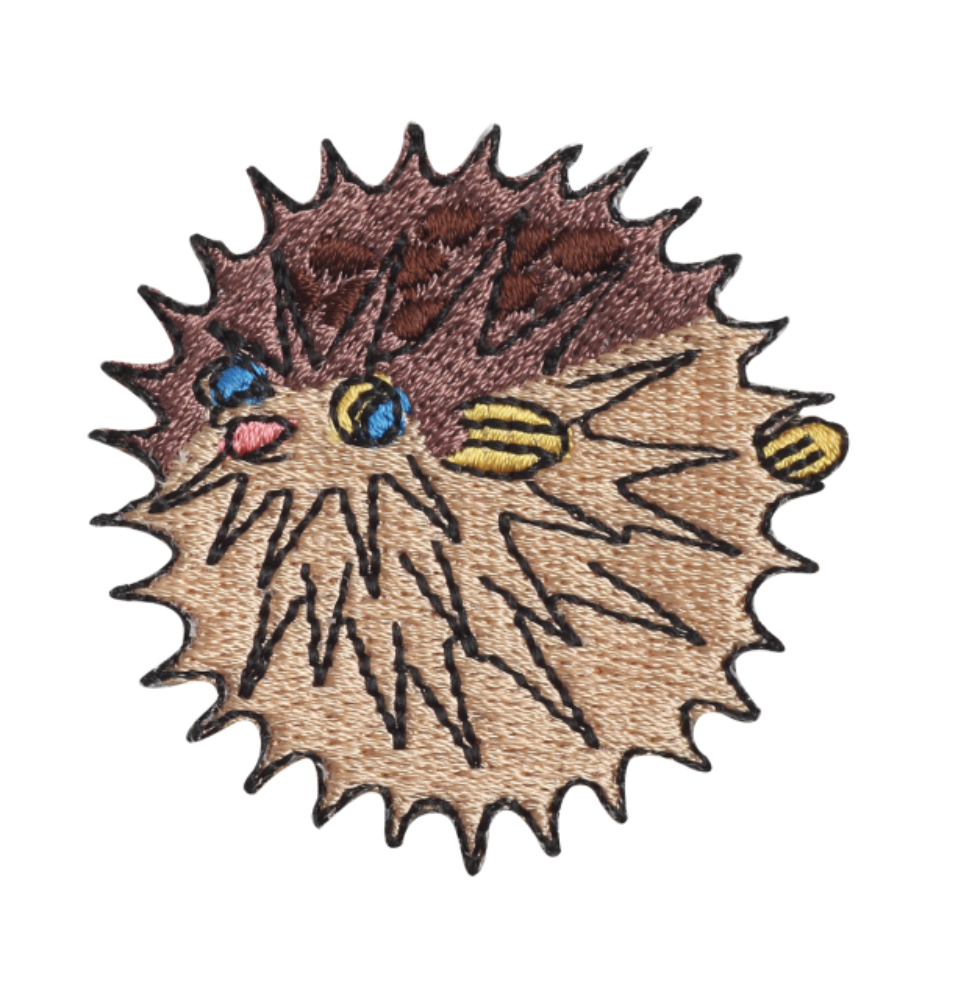 Iron-on Patch Ocean Porcupinefish