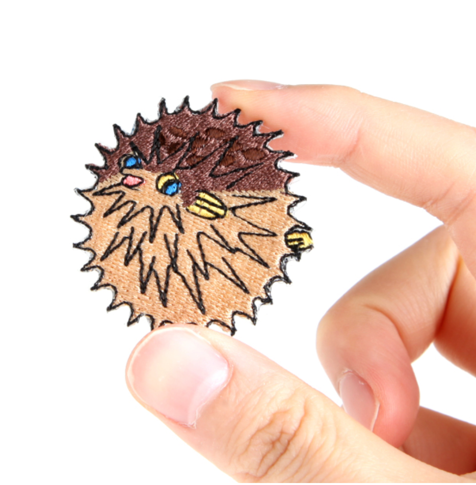 Iron-on Patch Ocean Porcupinefish