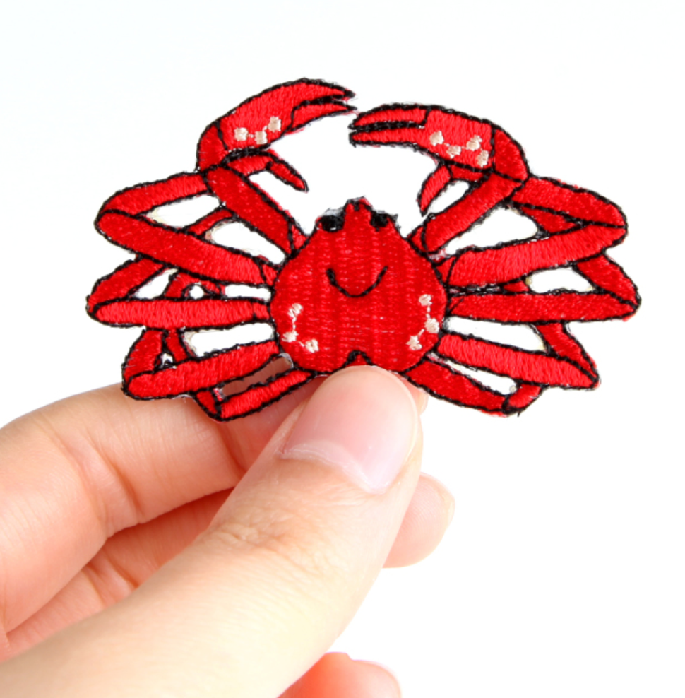 Iron-on Patch Ocean Snow Crab