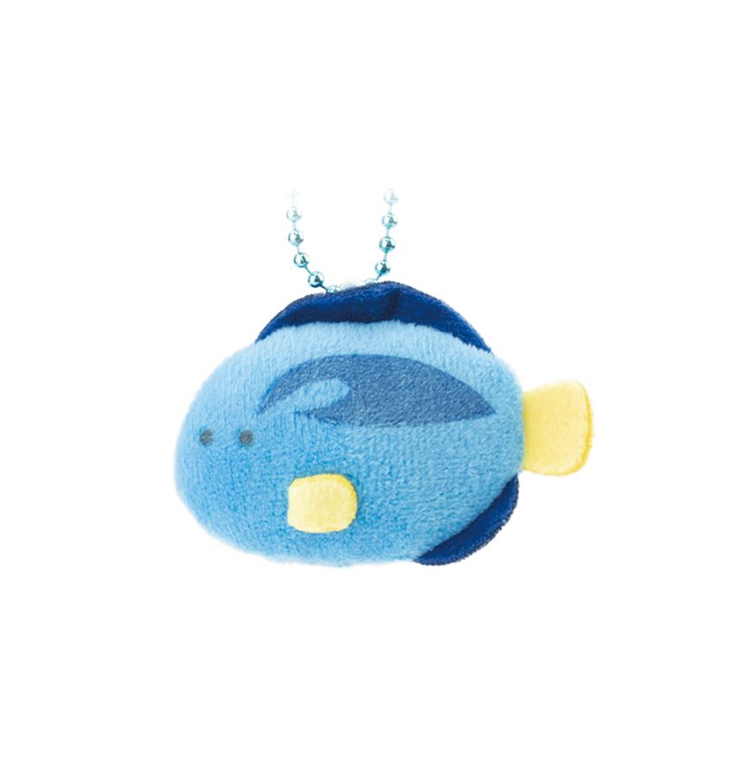 Round Eyes Aquarium Mini Keychain Blue Tang