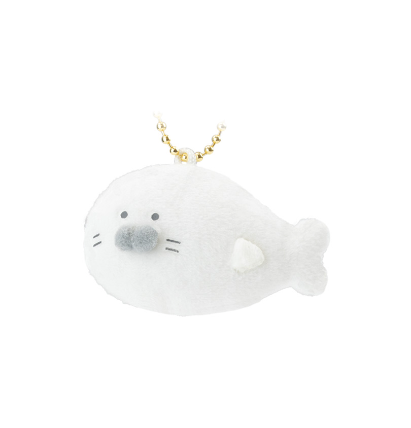 Round Eyes Aquarium Mini Keychain Seal