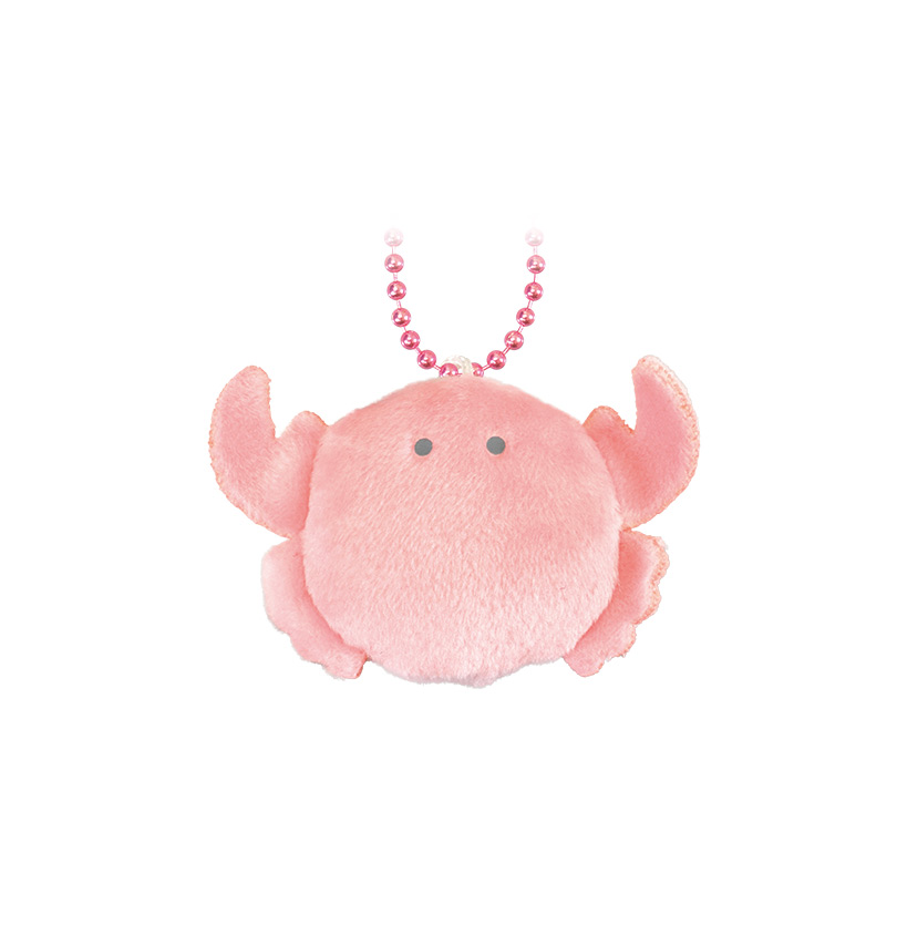 Round Eyes Aquarium Mini Keychain Crab