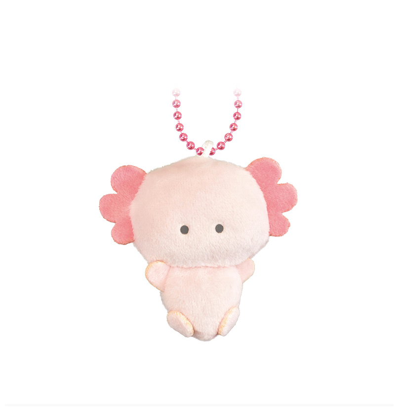 Round Eyes Aquarium Mini Keychain Axolotl