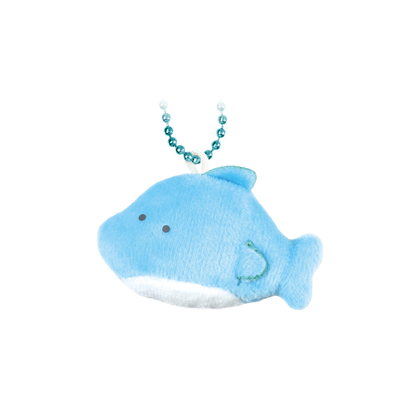 Round Eyes Aquarium Mini Keychain Dolphin