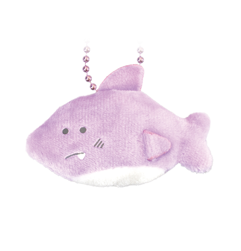 Round Eyes Aquarium Mini Keychain Shark