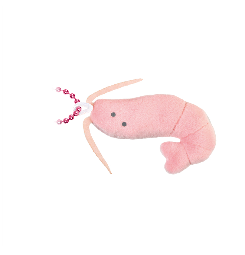 Round Eyes Aquarium Mini Keychain Shrimp