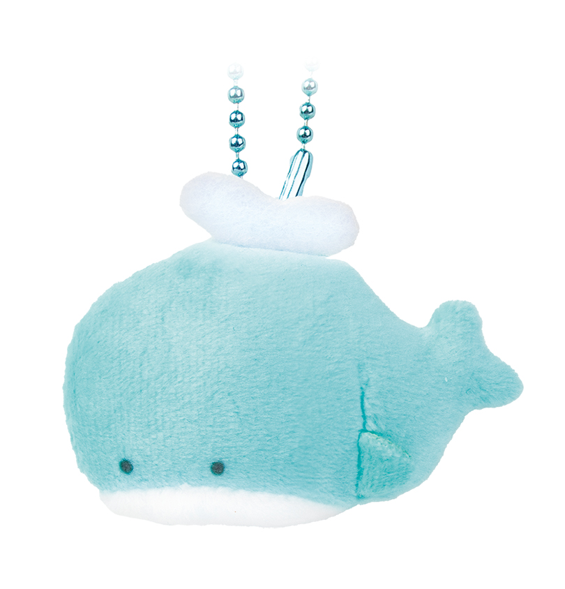 Round Eyes Aquarium Mini Keychain Whale