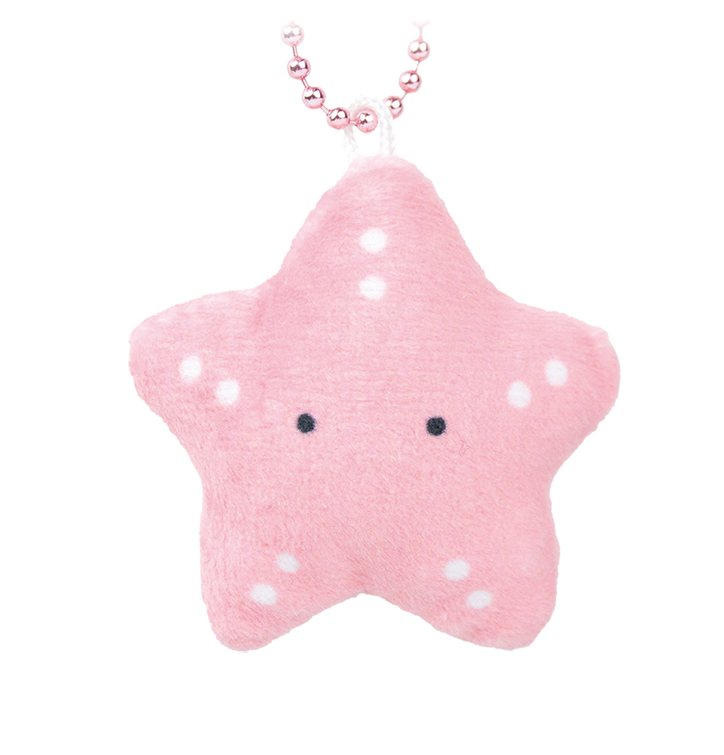 Round Eyes Aquarium Mini Keychain Starfish