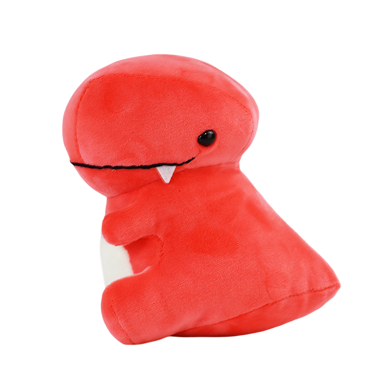 Mochi Fuwa Plush Dino T-Rex Red Small