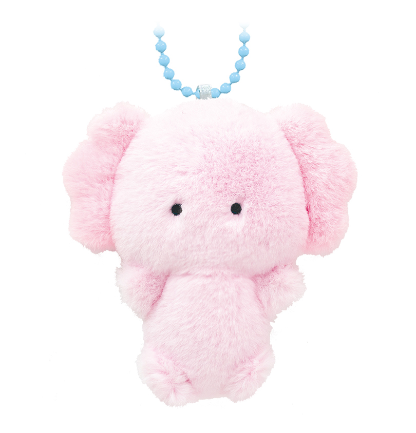 Round Eyes Aquarium Fluffy Keychain Axolotl