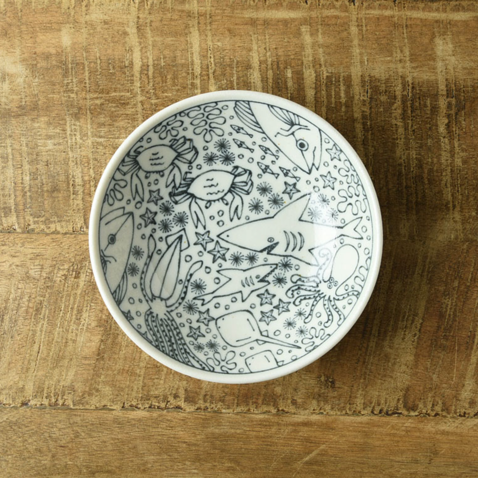 Ceramic Small Plate Ocean