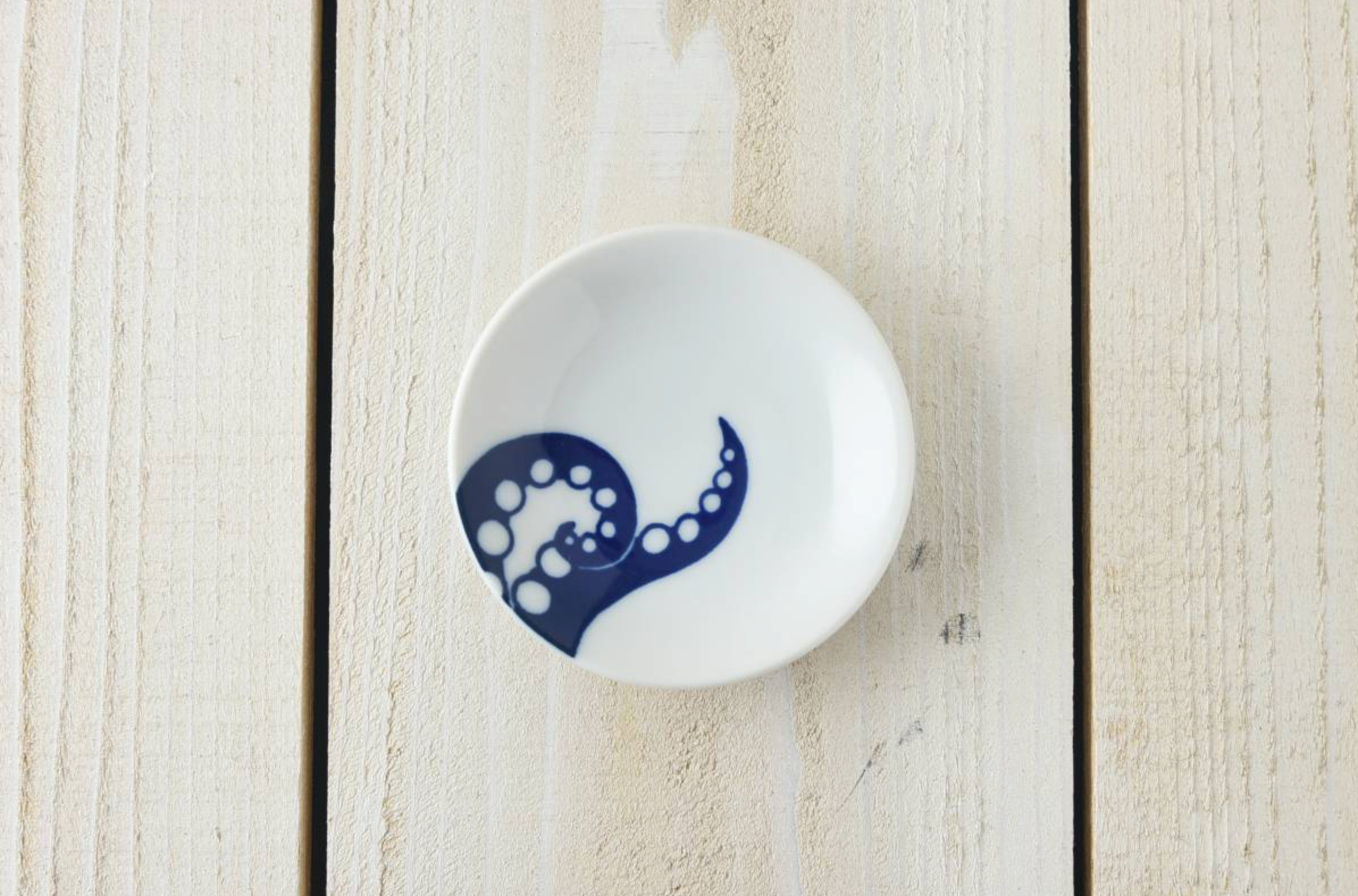 Ceramic Small Plate Octopus Tentacle