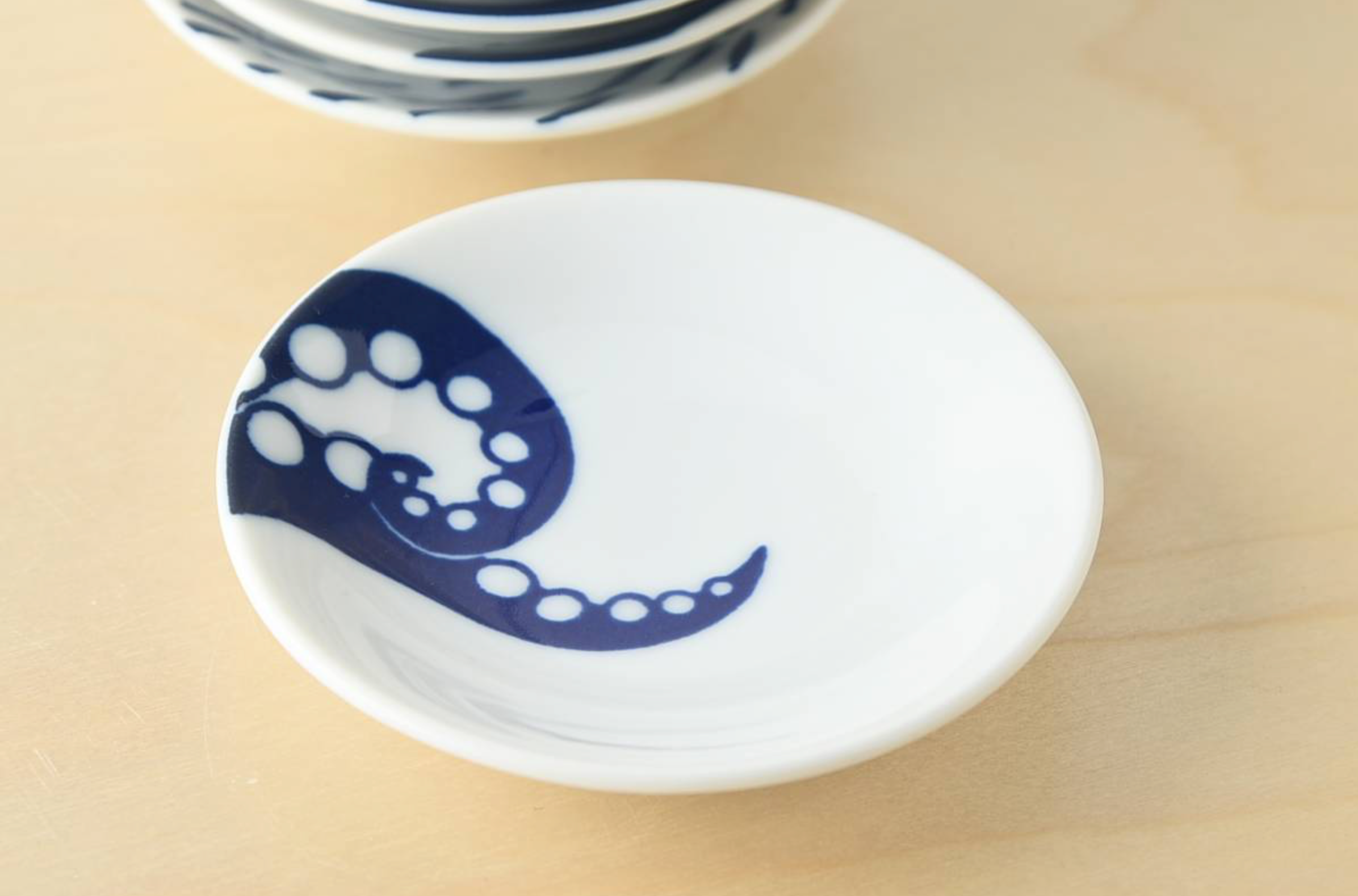 Ceramic Small Plate Octopus Tentacle