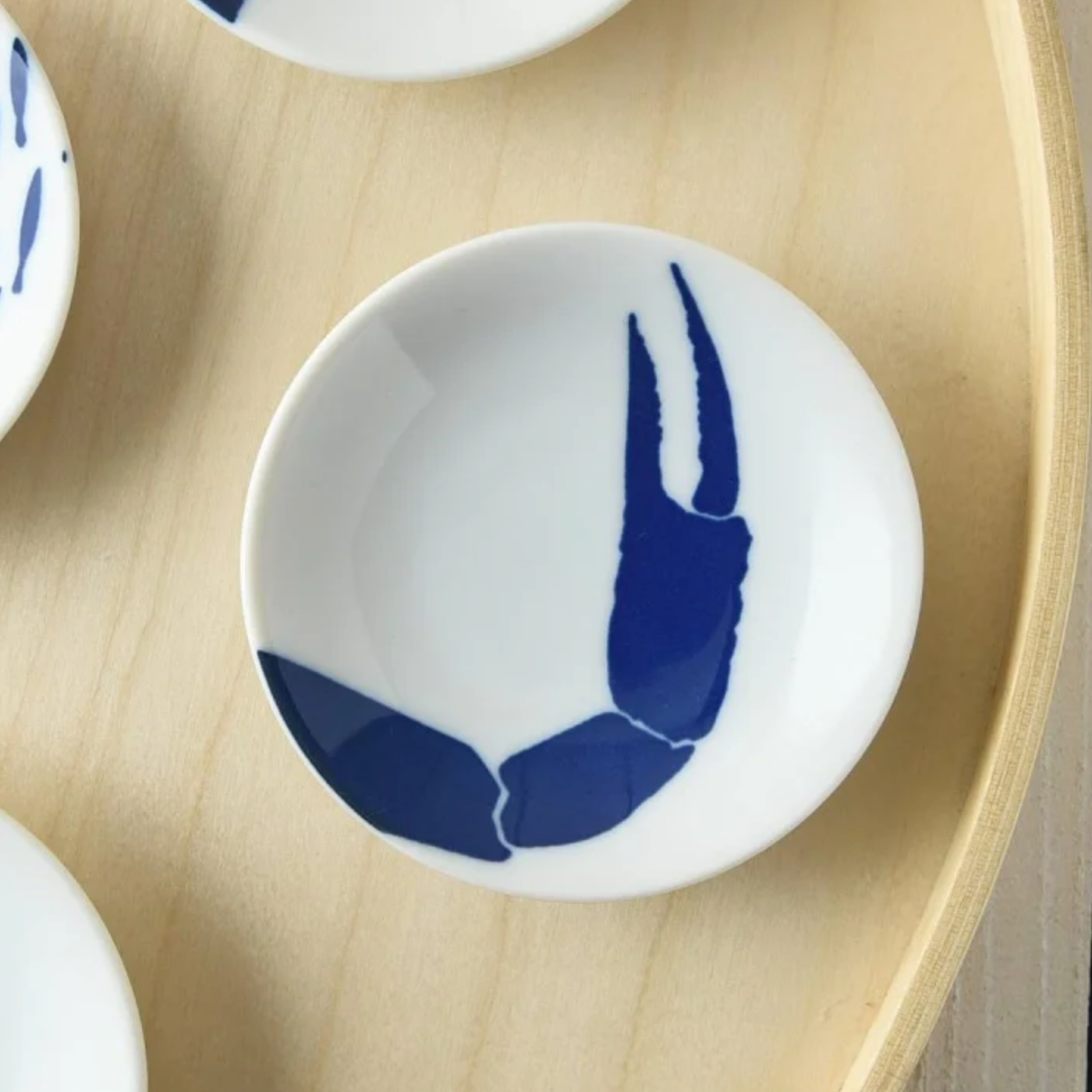 Ceramic Small Plate Crab Claw