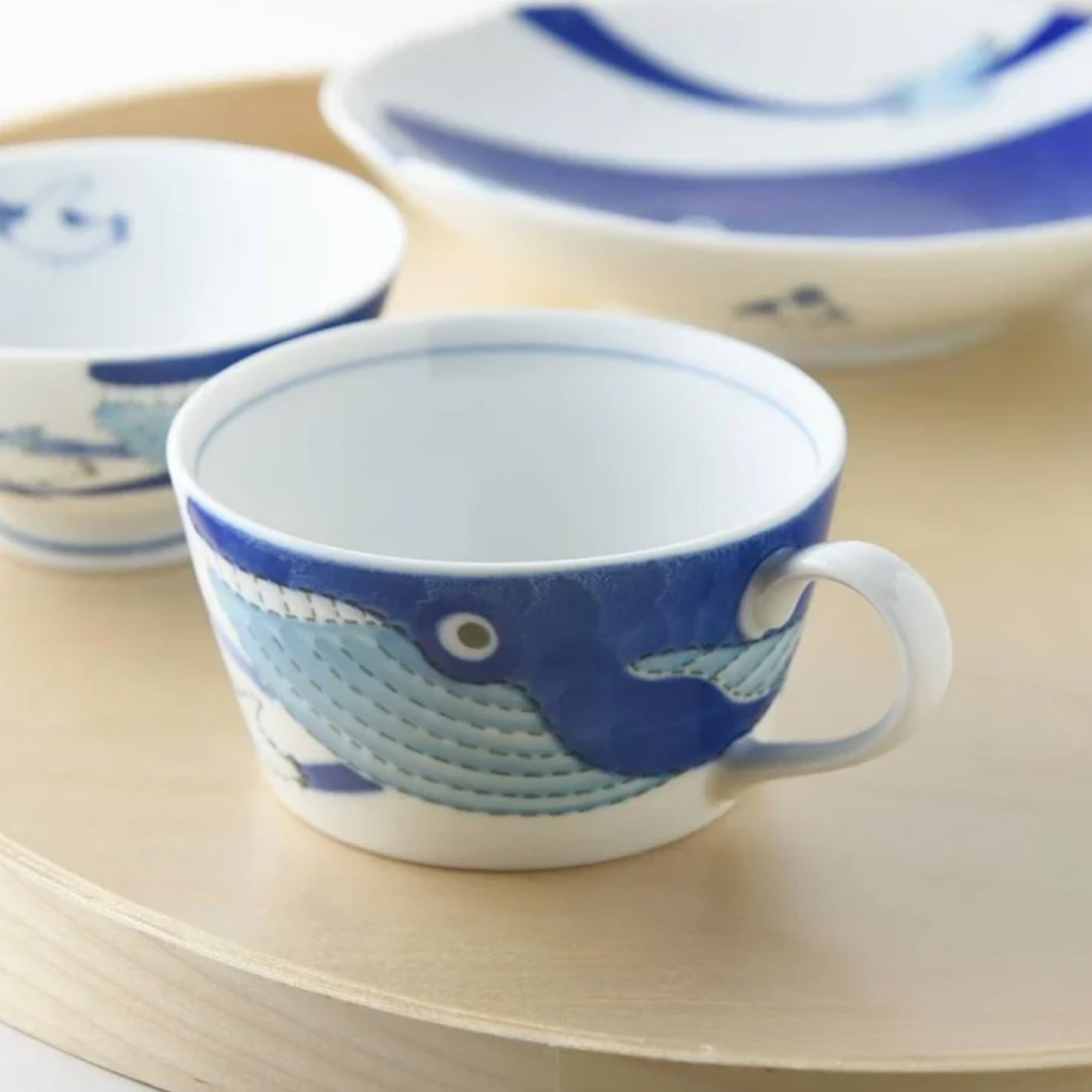 Ceramic Soup Cup Ocean Friends