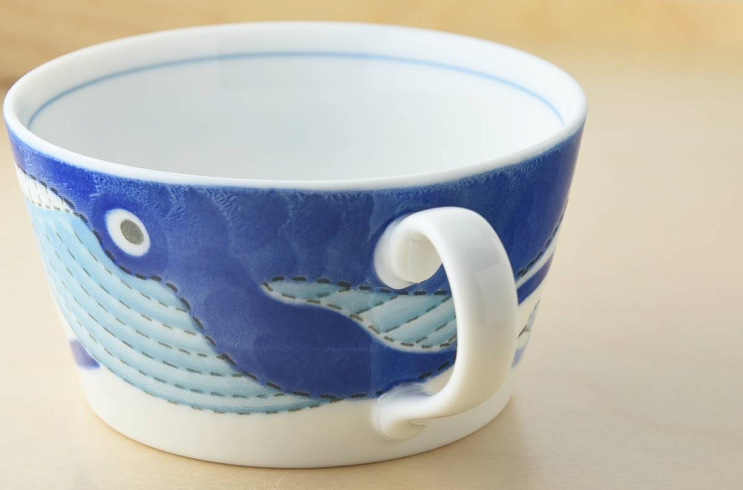 Ceramic Soup Cup Ocean Friends