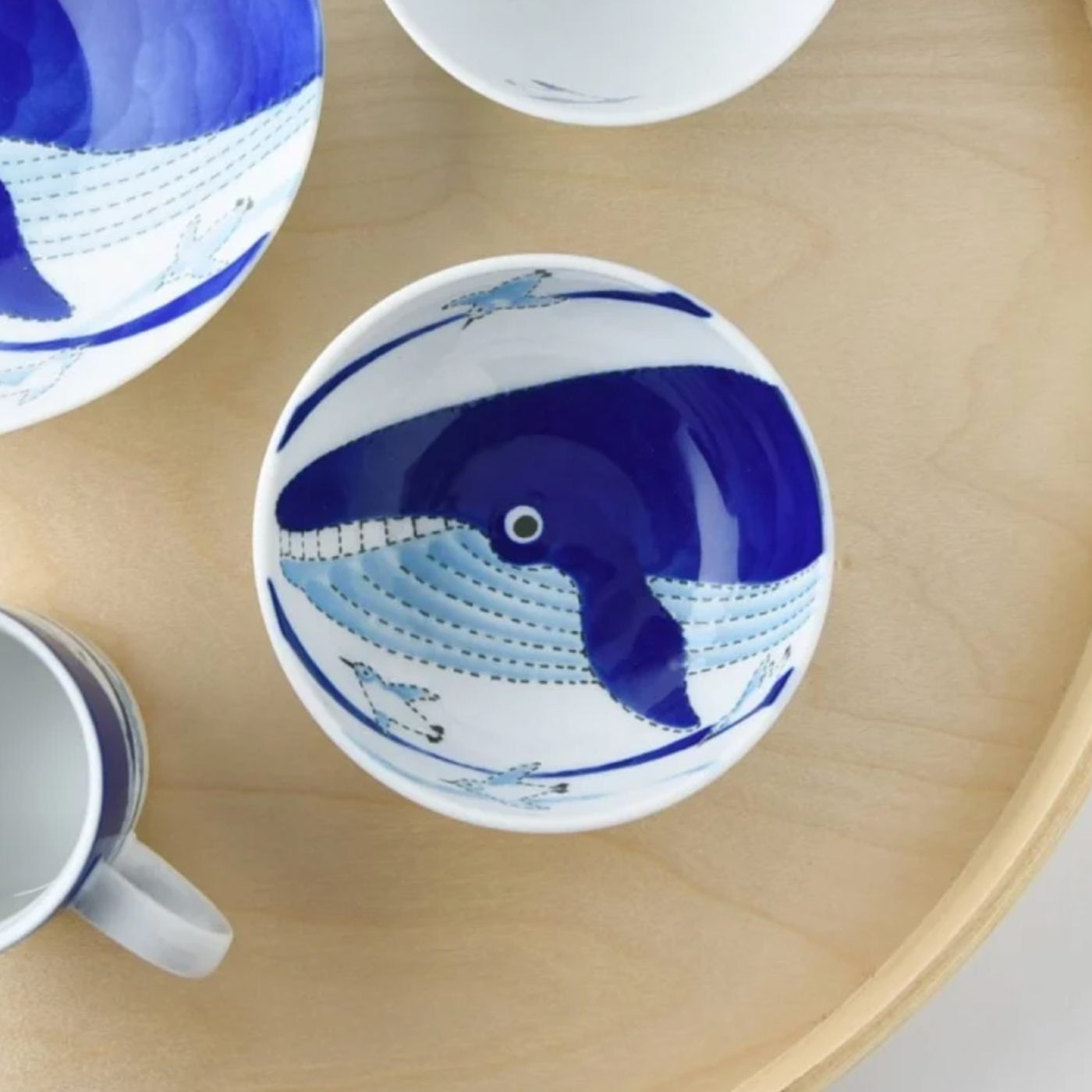 Ceramic Salad Bowl Ocean Friends