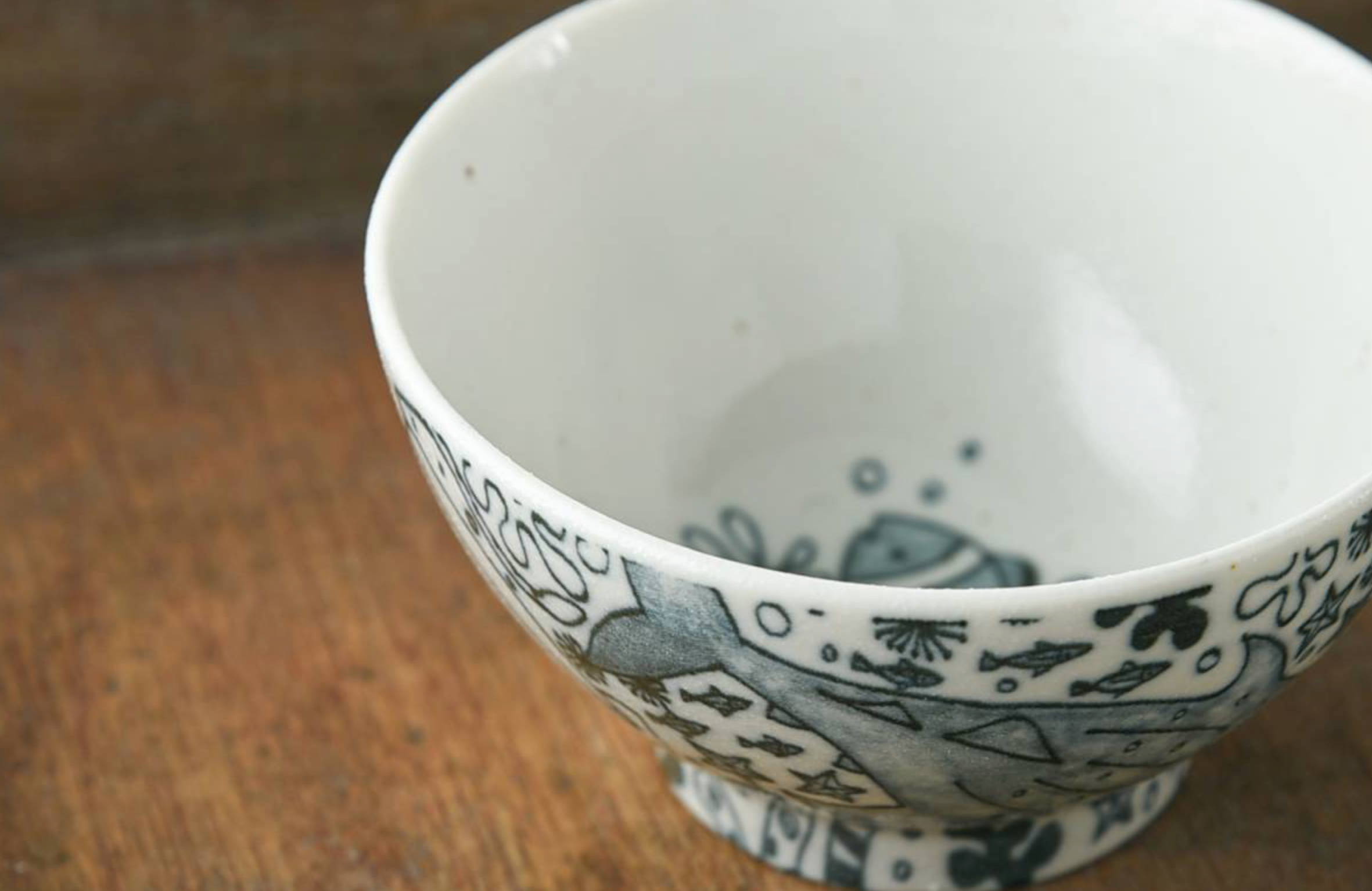 Ceramic Small Bowl Ocean