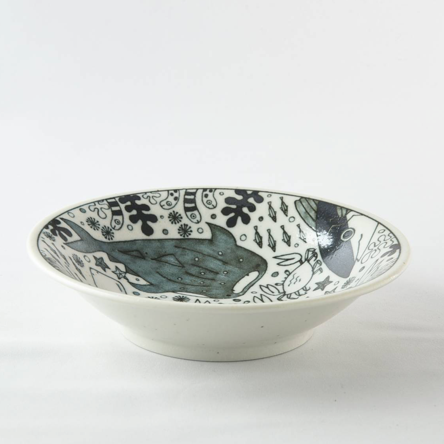 Ceramic Salad Bowl Ocean