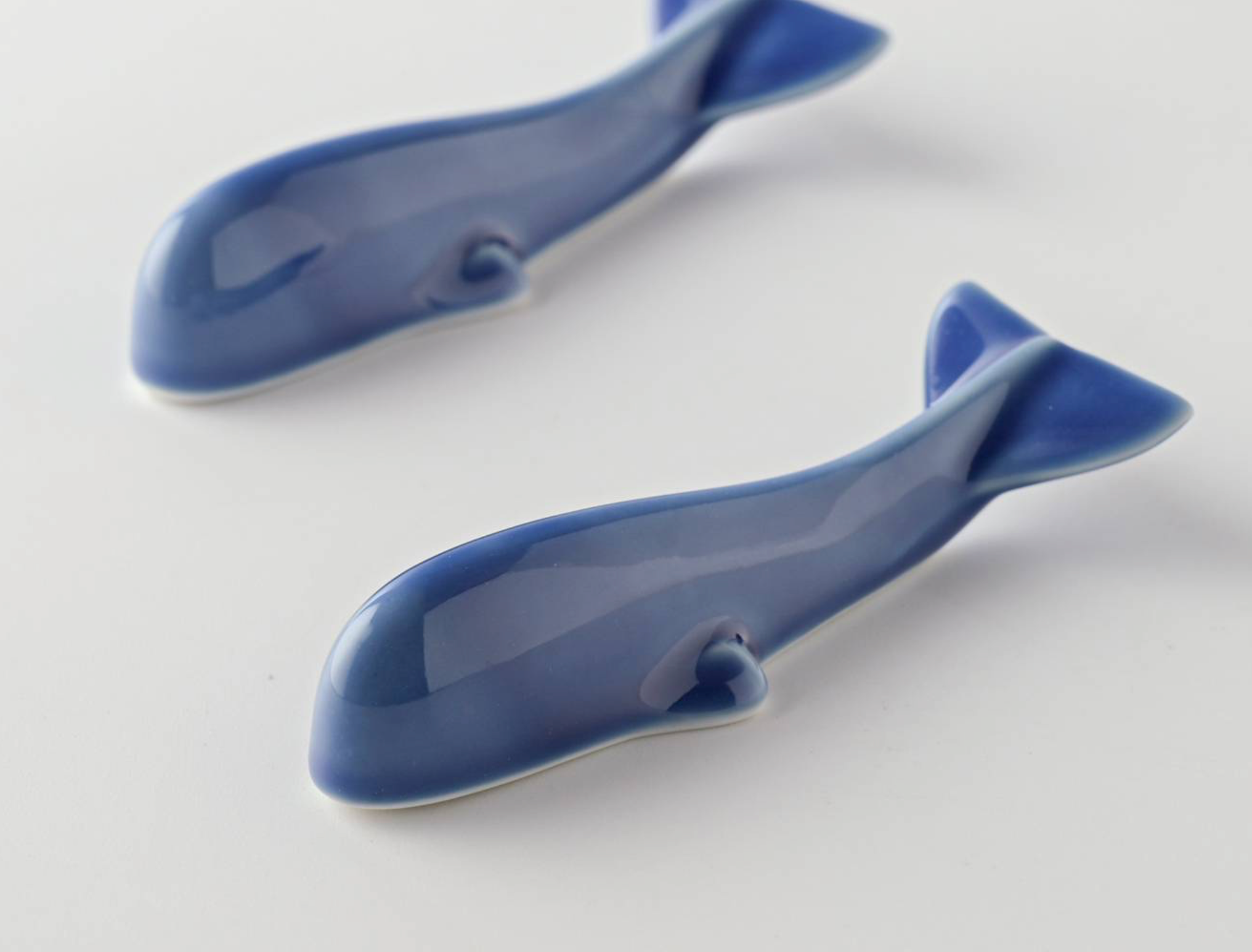 Ceramic Utensil Rest Waterline Whale Kids