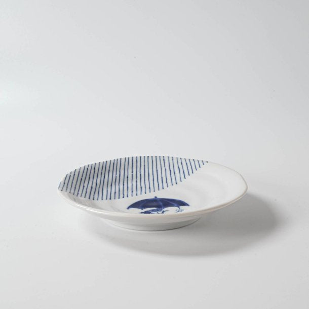 Shichita Someneko 5.1" Plate - Tokusa