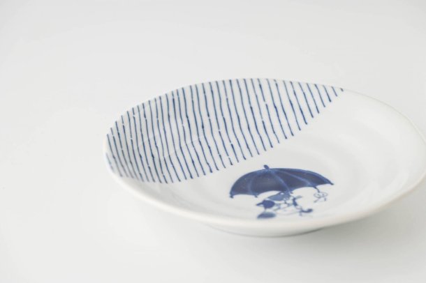 Shichita Someneko 5.1" Plate - Tokusa