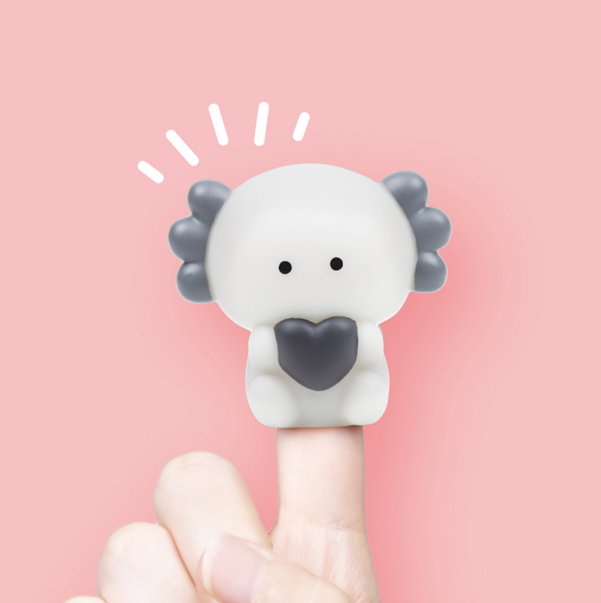 Blind Box Round Eyes Axolotl Magic Charm Finger Puppet  (10 per box) (Copy)