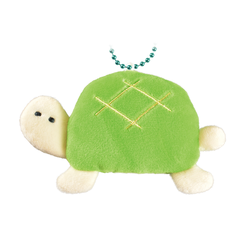 Round Eyes Aquarium Keychain Turtle