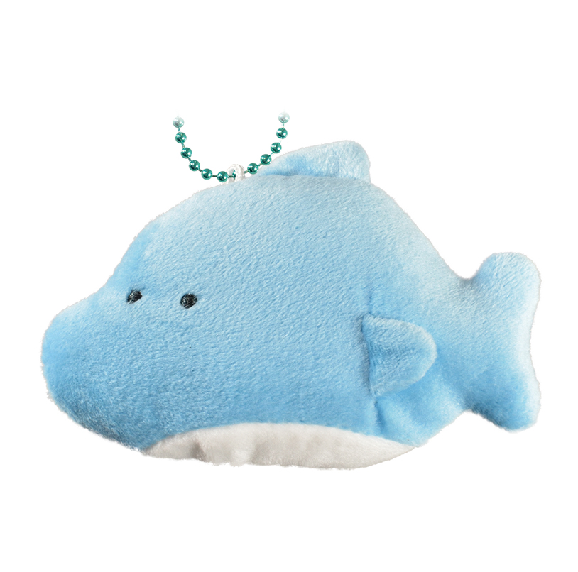 Round Eyes Aquarium Keychain Dolphin