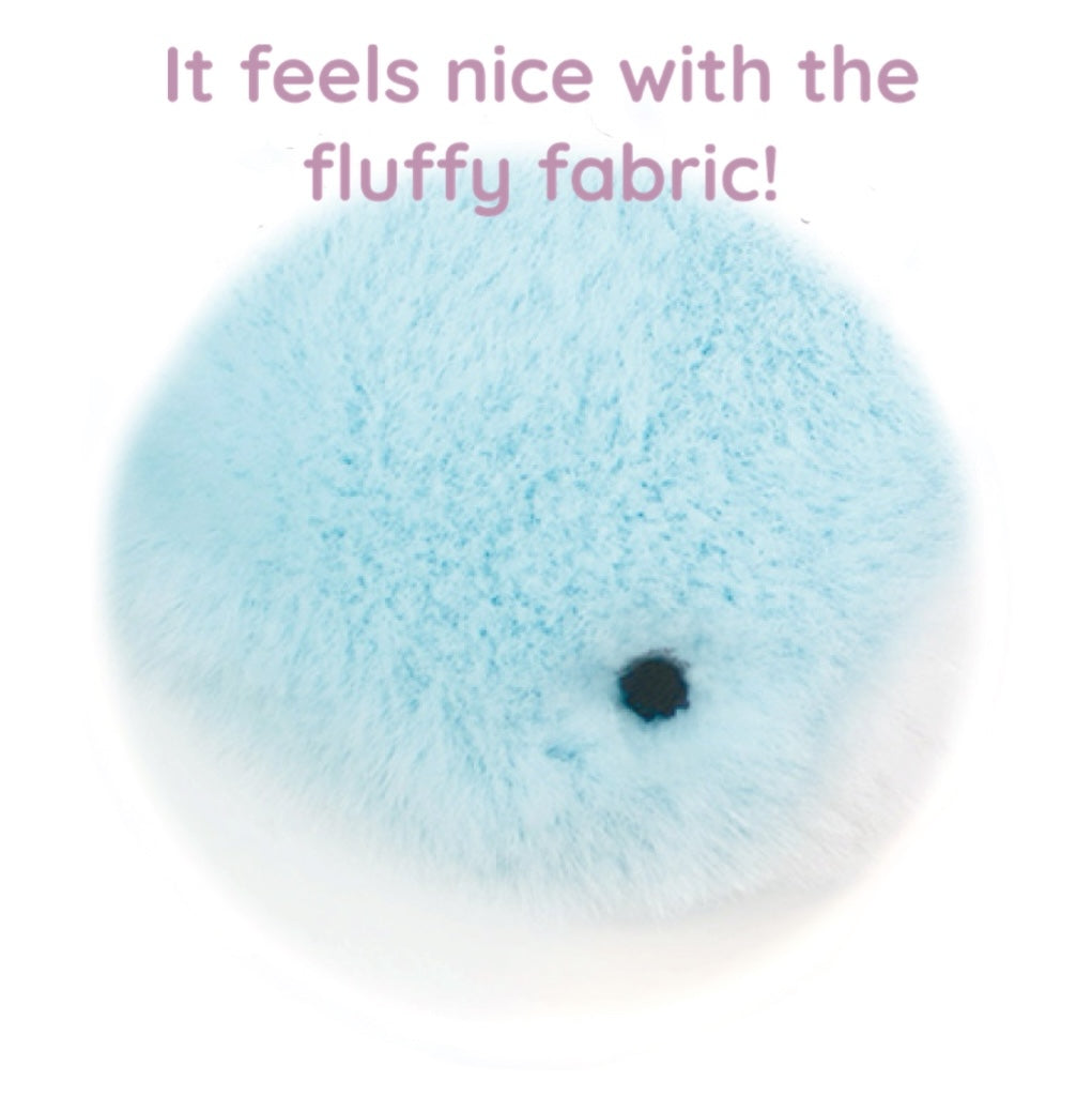 Round Eyes Aquarium Fluffy Keychain Stingray