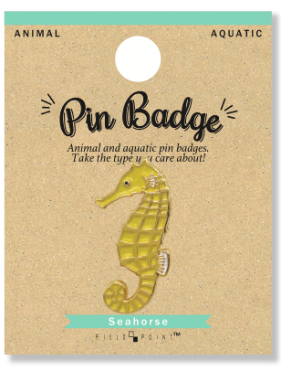 Pin Badge Seahorse