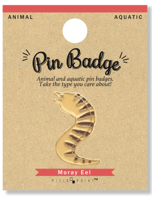 Pin Badge Moray Eel