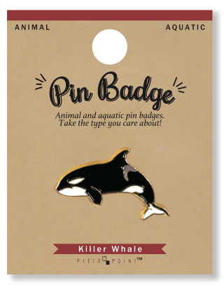 Pin Badge Killer Whale